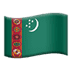 🇹🇲 flag: Turkmenistan display on Apple